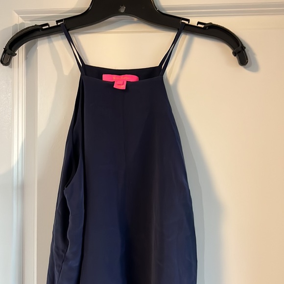 Lilly Pulitzer “Rae” Square Neck Silk Tank - Picture 3 of 13